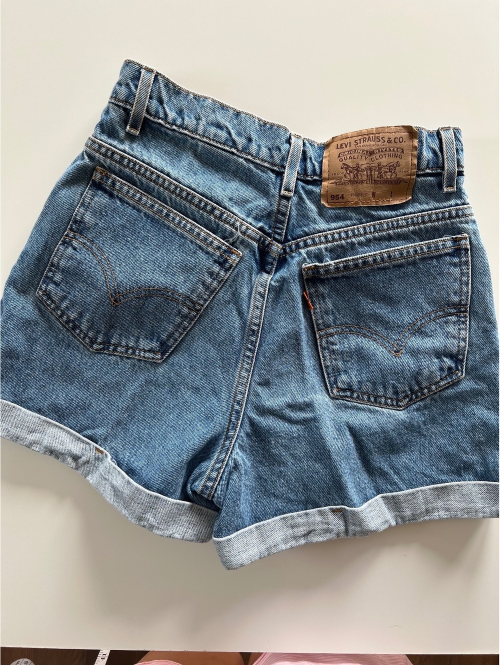Womens Vintage Orange Tab Levis